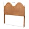 Baxton Studio Tobin Vintage Classic and Traditional Ash Walnut Finished Wood King Size Arched Headboard 181-11126-Zoro - alternate 7